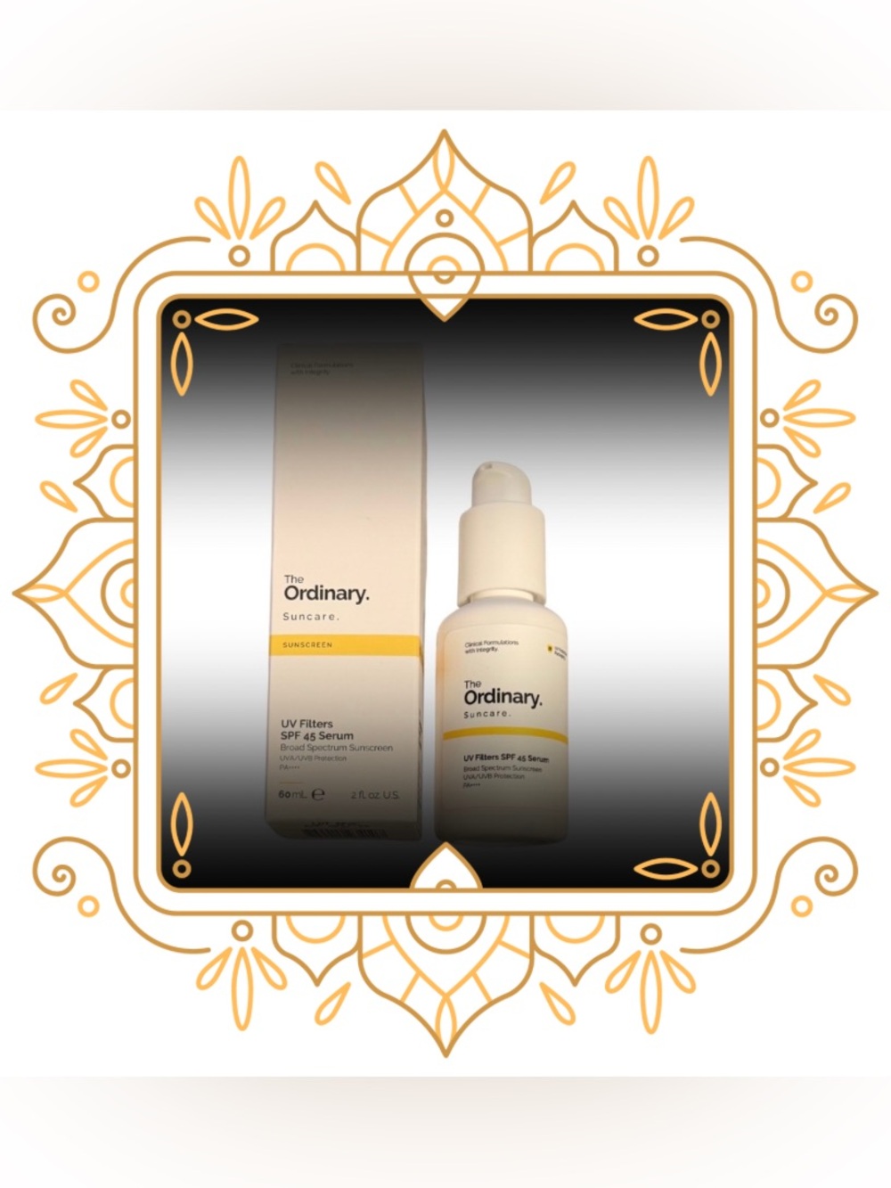 The Ordinary Suncare SPF 45 Serum - Cream & Yellow Accents